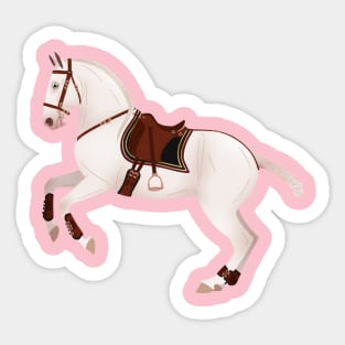 Baroque Andalusian Horse - Equine Rampaige Sticker